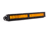 Diode Dynamics 12 In LED Light Bar Single Row Straight - Amber Wide Each Stage Series Diode Dynamics