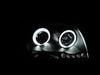 ANZO 2005-2007 Dodge Magnum Projector Headlights Black ANZO