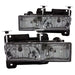 ANZO 1988-1998 Chevrolet C1500 Crystal Headlights w/ Smoke Lens ANZO