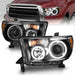 ANZO 2007-2013 Toyota Tundra Projector Headlights w/ Halo Black (CCFL) ANZO