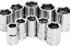 Performance Tool 10 Pc 3/8’’ Met Socket Set Shallow - Watercraft Collection