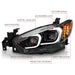 ANZO 2014-2015 Mazda 6 Projector Headlights w/ Plank Style Design Black ANZO