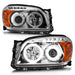 ANZO 2006-2008 Toyota Rav4 Projector Headlights w/ Halo Chrome (CCFL) ANZO