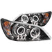 ANZO 2001-2005 Lexus Is300 Projector Headlights w/ Halo Black ANZO