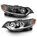 ANZO 2009-2012 Acura Tsx Projector Headlights w/ Halo Black (CCFL) (HID Compatible) ANZO