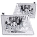 ANZO 1992-2006 Ford Econoline Crystal Headlights Chrome ANZO