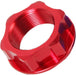 Steering Stem Nut & Bolt Red M24x30 P1.0 H12 ZETA