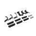 Go Rhino 2022 Toyota Tundra Crew Max Brackets for Dominator Extreme SideSteps - Tex. Black Go Rhino