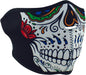 Neoprene Half Mask Muerte Skull ZAN