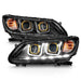 ANZO 2013-2015 Honda Accord Projector Headlights w/ U-Bar Black ANZO