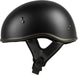 .357 Solid Half Helmet Matte Black Xs HIGHWAY 21