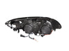 ANZO 2004-2005 Honda Civic Projector Headlights w/ Halo Black ANZO