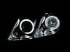 ANZO 2007-2009 Toyota Camry Projector Headlights w/ Halo Black ANZO