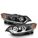 ANZO 2009-2012 Acura Tsx Projector Headlights w/ Halo Black (CCFL) (HID Compatible) ANZO