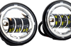 Letric Lighting Co 4.5’’ Passing Lamps Chrome Halo Indian - Harddrive Products