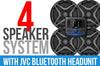 Ssv Works 4 Speaker Plug And Play Kit With Jvc Mr1 Receiver
