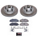 Power Stop 97-00 Ford F-150 Front Semi-Coated Rotor Kit PowerStop