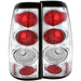 ANZO 1999-2002 Chevrolet Silverado 1500 Taillights Chrome ANZO