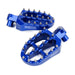 Aluminum Footpegs Blue ZETA