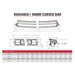 Rigid Industries Radiance+ Curved 40in. RGBW Light Bar Rigid Industries