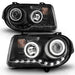 ANZO 2005-2010 Chrysler 300C Projector Headlights w/ Halo Black (CCFL) G2 ANZO