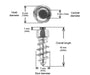 18mm Standard Screw Studs Qty 200 IGRIP