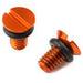 Ff Air Valve Cap Screw Wp 2pcs Orange ZETA