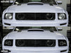 Raxiom 05-09 Ford Mustang Halogen 2010 Style LED Halo Headlights-Blk Hsng(Clear Lens/Excludes GT500) Raxiom