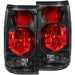 ANZO 1989-1995 Toyota Pickup Taillights Black ANZO