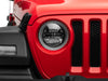 Raxiom 18-22 Jeep Wrangler JL/JT Axial Series LED Headlights- Black Housing (Clear Lens) Raxiom