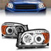 ANZO 2006-2008 Toyota Rav4 Projector Headlights w/ Halo Chrome (CCFL) ANZO