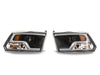 Raxiom 09-18 RAM 1500 LED Halo Projector Headlights- Black Housing (Clear Lens) Raxiom