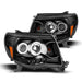 Raxiom 05-09 Tacoma Super White LED Halo Projector Headlights- Black Housing (Clear Lens) Raxiom