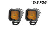 Diode Dynamics Stage Series C1 LED Pod - Yellow SAE Fog Standard ABL (Pair) Diode Dynamics