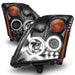 ANZO 2007-2012 Nissan Sentra Projector Headlights Black ANZO