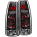 ANZO 1999-2000 Cadillac Escalade Taillights Black - New Gen ANZO