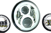 Letric Lighting Co 7’’ Led Hdlgt Kit Chr Halo W/ Mnt Adapter - Harddrive Products