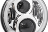Letric Lighting Co 7’’ Led Headlight Full Halo Chr W/ Mnt Adapter - Harddrive Products