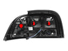 Raxiom 96-98 Ford Mustang Icon LED Tail Lights- Black Housing (Smoked Lens) Raxiom