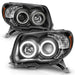 ANZO 2006-2009 Toyota 4Runner Projector Headlights w/ Halo Black ANZO