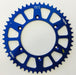 Rear Sprocket Aluminum 50t 520 Blu Hon/Yam SUNSTAR