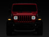 Raxiom 18-22 Jeep Wrangler JL/ JT 9-Inch LED Headlights w/ DRL and Halo- Black Housing (Clear Lens) Raxiom