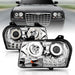 ANZO 2005-2010 Chrysler 300 Projector Headlights w/ Halo Chrome ANZO