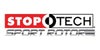 StopTech Power Slot 00-05 Legacy / 7/98-08 Impreza Front Left Sportstop Slotted Rotor Stoptech