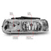 ANZO 1999-2002 Chevrolet Silverado 1500 Crystal Headlights Chrome ANZO