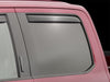 WeatherTech 2017+ Ford F-250/F-350/F-450/F-550 SuperCrew Rear Side Window Deflectors - Dark Smoke WeatherTech