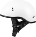 .357 Solid Half Helmet Matte White Sm HIGHWAY 21