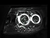 ANZO 2005-2011 Toyota Tacoma Projector Headlights w/ Halos Chrome ANZO