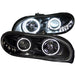 ANZO 1998-2002 Chevrolet Camaro Projector Headlights w/ Halo Black ANZO