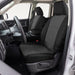 Covercraft 15-24 Ford Transit Endura PrecisionFit Custom Front Row Seat Covers - Charcoal/Black Covercraft